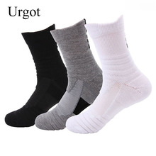 Urgot 5 Pairs Mens Socks Elite Sporting Socks Terry Thicker Sweat-absorbent Basket Ball High Quality Socks Men Calcetines Hombre 2024 - buy cheap