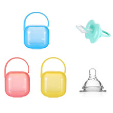 Solid Portable Baby Infant Kids Pacifier Nipple Cradle Case Holder Travel Storage Box Nipple Soother Safe Box 2024 - buy cheap