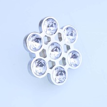 Rhinestone drawer shoe cabinet knob pull glass crystal dresser kitchen cabinet door handle modern simple furniture knobs silver 2024 - buy cheap