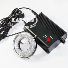 60 LED Metal Shell Estéreo Microscópio LED Ring Light Iluminador Lâmpada Lâmpadas + 100 V-240 V AC Adapte EUA REINO UNIDO AU UE 2024 - compre barato
