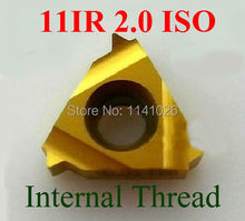 11IR 2.0 ISO Carbide Threading Inserts  Internal Threading Insert Indexable Lathe Inserts for Threaded Cutter Lathe Tool 2024 - buy cheap