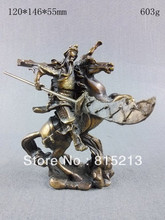 Wang 000161 butique chinês antigo de bronze god of war, guan yu, 2024 - compre barato