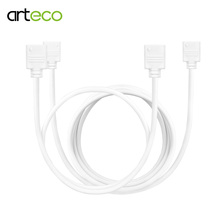 4pin 5pin led strip conector extensão fio canto cabo duplo lado conector 10mm para 5050 rgb rgbw rgbww tira 30cm 50cm 1m