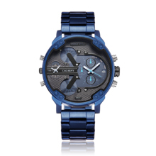 Cagarny армейские часы мужские брендовые полностью синие стальные часы кварцевые Деловые часы мужские часы Relogio Masculino Montre Homme 2024 - купить недорого