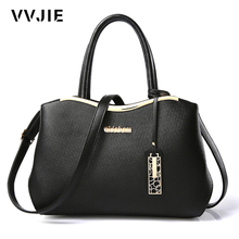 VVJIE Brand Luxury Handbags Women Bags Designer PU Leather Bolsa Feminina Ladies Shoulder Bags Casual Tote 2024 - buy cheap