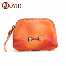 JOYIR Women Genuine Leather Coin Purse Fashion Design Female Change Purse Card Holder Wallet Small Purse Coin Wallet New 2024 - buy cheap