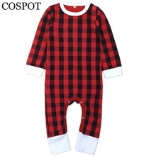 Bebê meninos meninas natal macacão recém-nascido inverno rena vermelho xadrez pijamas bebes macacão roupas da menina do bebê menino 30 2024 - compre barato