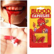 Horror Scary Props Fake Blood Capsules Antistress Jokes April Fool Prank Toys Funny Gadgets Blood Capsule Capsules Magic Trick 2024 - buy cheap