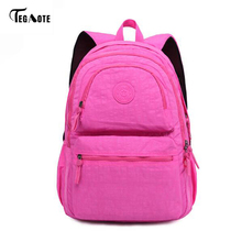 Tegaote школьный рюкзак для девочек-подростков средней школы/студентов колледжа школьные сумки водонепроницаемый нейлоновый рюкзак для ноутбука женский рюкзак 2024 - купить недорого