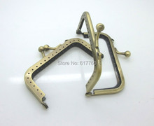 Free Shipping-2PCMetal Frame Kiss Clasp For Purse Bag Antique Bronze 9x5.7cm(Can Open Size:9x10.7cm) J2589 2024 - buy cheap