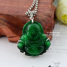 925 Sterling Silver Jewelry Vintage Silver Tielong born Maitreya Buddha lady Pendant 2024 - buy cheap