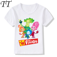 Camisetas infantis com desenhos animados do russo, camisetas engraçadas, para meninos e meninas, roupas casuais para crianças, hkp5148 2024 - compre barato