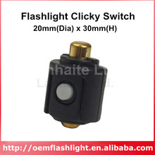 Interruptor de lanterna de 20mm (d) com porta de carregamento de 3.5mm (1 peça)