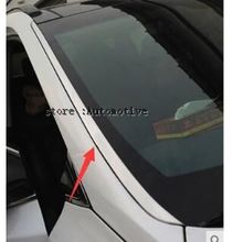 Stainless steel front window side cover trim fit  2 pcs  2013 2014 2015 2016 for  HYUNDAI SANTA FE SPORT IX45 2024 - buy cheap