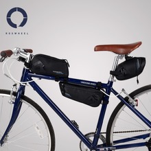 Roswheel-sillín de bicicleta de la serie Cross, asiento trasero, bolsa de tubo superior de cuadro frontal, paquete de alforjas triangulares 2024 - compra barato