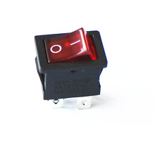 JOYING LIANG KCD1-104N Red with Light ON/OFF Rocker Switch Electric Power Light Switch 6A-250V 10A-125V (2PCS/Lot) 2024 - buy cheap
