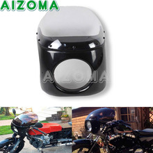 Carenado de faro delantero de 7 pulgadas para motocicleta Yamaha, Kit de parabrisas para moto Yamaha Suzuki Honda Bonneville Scrambler personalizado Retro 2024 - compra barato