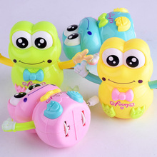 Cute cartoon animal puzzle clockwork frog toy baby crawl toy toy education kids classic toys 2024 - buy cheap
