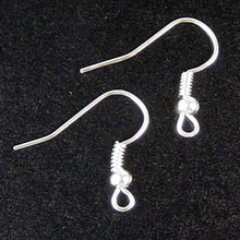 Free shipping! 500pcs/lot High-quality Silver plated Hypo Allergenic Earring Hooks Findings 2024 - buy cheap