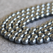 T8349 10mm Dark grey Glass pearl loose beads!Fit For Making Bracelet&Necklace DIY Jewelry Fashion beautiful beads wholesale 2024 - buy cheap