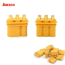 10pair/lot Amass MR30PB Connector Plug Female and Male Connector Plugs For RC Battery Parts 20% off 2024 - buy cheap