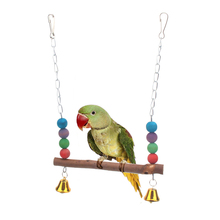Pipifren papagaio brinquedos para gaiola de pássaro acessórios amor balanço decoração cockatiel poleiro brinquedo periquito parkiet africano cinza 2024 - compre barato