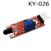 Sensor de llama IR, módulo de KY-026, Detector de temperatura adecuado 2024 - compra barato