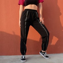 Hip Hop Zipper Harem Pants Women High Waist Black High Waist Long Pants 2018 Fashion Spring Capris High Street Pantalon Trousers 2024 - buy cheap