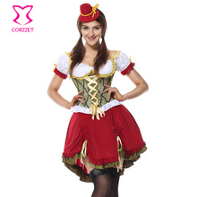 Feminino halloween trajes sexy carnaval jogo cosplay alemão cerveja maid traje bávaro oktoberfest outfit cerveja menina fantasia vestido 2024 - compre barato