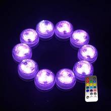 MultiColors Changing Lamp 20pcs LED SUBMERSIBLE Floralyte Lights led candle light For Wedding Halloween Christmas Party 2024 - buy cheap