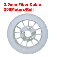 2.5mm diameter 200m/roll Optic Fiber Lights PMMA led fiber optic cable end glow fibers for decoration lighting 2024 - buy cheap