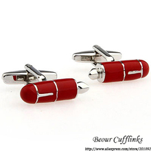 High Quality Men's Jewelry Wedding  Cuff Links Funny Fountain Pen Designer Cufflinks 2024 - buy cheap