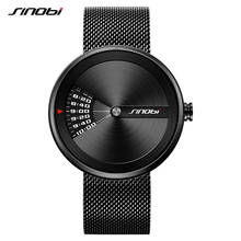 SINOBI Fashion Watches Men Steel Mesh Band Mens Watch Clock Sport 2020 New Modern Trending Creative Wristwatch Relogio masculino 2024 - buy cheap