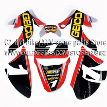 Black Red White 3M Sticker Decals Paster Graphic For CRF 50 SSR 50 XR50  Kayo KR110 YY70 Dirt Pit Bike Plastic Cover 2024 - buy cheap