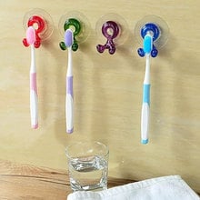 1pcs Toothbrush Holder Fashion Home Bathroom Toothbrush Suction Cup Holder Rack Wall Mount Hang Stand 2024 - buy cheap