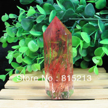 Ddh00558 pedra de cura de cristal, pedra de cura de quartzo vermelho natural de lucency 2024 - compre barato