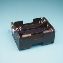 Caja de almacenamiento con soporte para batería AA, caja con Terminal de hebilla de 9v, 6xAA, 30 unids/lote 2024 - compra barato