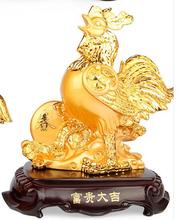 Golden pig wealth Large Zodiac Rat ox Tiger rabbit Dragon snake crafts fortune gold Animal home decoration 2024 - buy cheap
