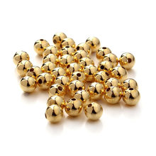 100pcs/lot 6mm Gold Silver Rose Gold Color Round Space Loose Beads For Jewelry Making DIY Bracelets & Necklaces Wholesale F3173 2024 - buy cheap