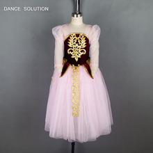 Trajes de Ballet para adultos y niños, tutú para baile Rosa romántico, vestido de bailarina, vestuario de baile profesional para vestido para actuación en escenario 18580 2024 - compra barato