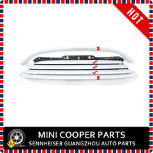 Brand New ABS Plastic Mini Ray Style White Color Cooper Model Front Grille Trims For mini cooper R55 R56 R57 R58 R59 (3Pcs/set) 2024 - buy cheap