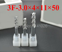 3F-3.0*4*11*50  Aluminum Carbide End mills,Carbide CNC End mill , lathe tool,boring bar,cnc,machine 2024 - buy cheap