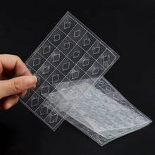New 1 Sheet Plastic Nail Art Gem Stickers Transparent Printing Nail Mold Decoration DIY Manicure Nail Art Tools For Nail Decals 2024 - buy cheap