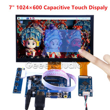 LCD Display 7 inch 1024*600 Capacitive Touch Display Screen Monitor for Raspberry Pi 4B/PC/BeagleBone Black Free Driver Plug 2024 - buy cheap