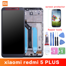Original For Xiaomi Redmi 5 Plus LCD Display + Frame 10 Touch Screen Redmi5 Plus LCD Digitizer Replacement Repair Spare Parts 2024 - купить недорого