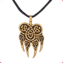 Jewelry For Women Men Viking Style Pendant Hand Claw Cool And Fashion Vintage Pattern Rope Chain Zinc Alloy Provide Dropshipping 2024 - buy cheap