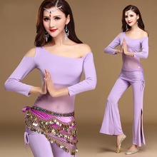 Sexy Modal Mesh Eastern Oriental Belly Dance Tops Shirt Costume for Women Bellydance Indian Dancing Clothes Dancer Wear Clothing 2024 - buy cheap