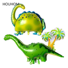 Dinosaur Foil Balloon Birthday Party Decoration Kids Inflatable Air Ballons Animal Zoo Theme Decor Giraffe Dinosaur Party Baloon 2024 - buy cheap