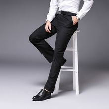 Techhome-Pantalones formales para hombre, pantalón clásico de talla grande, de vestir, rectos, para oficina y negocios, para verano 2024 - compra barato