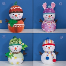 Плюшевая игрушка снеговика 25 см, Рождественская кукла, подарок для детей 2024 - купить недорого